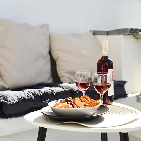 アパート Aegean White Aparts Agia Anna (Naxos)